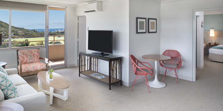 펜트 하우스 거실 공간